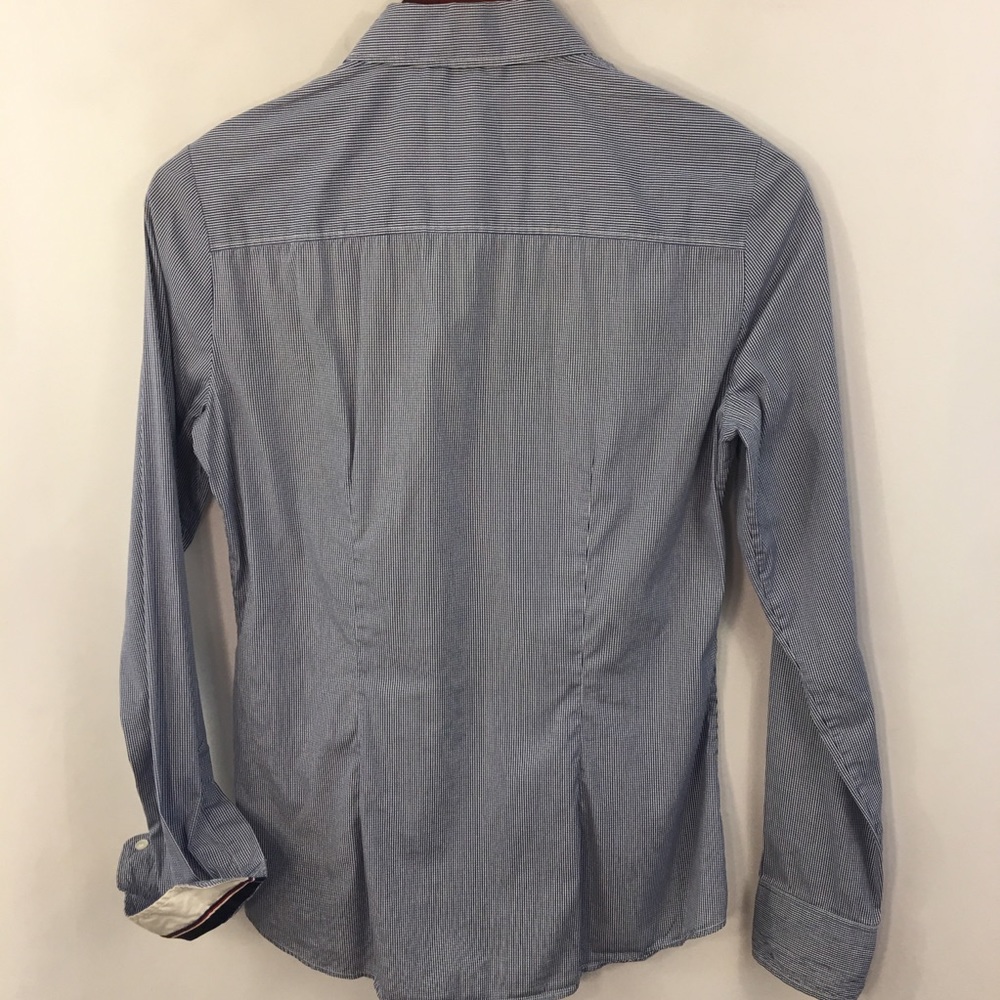 Paul Shark Shirt Women 40 Yachting Gingham Plaid - Picture 7 of 7